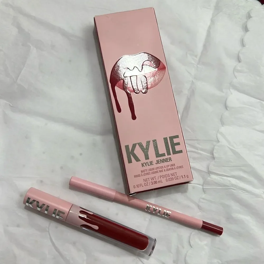 Kylie Jenner Matte Liquidd Lipstick and Lip Liner in Bite Me NWT in box